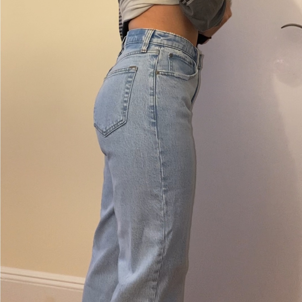 Abercrombie curve love 90s ultra high waist relaxed jeans 27 short